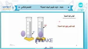 أي الأدوات التالية لاتستخدم في قياس المواد الصلبة؟