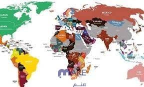 هو ما يحيط بالخريطة من الخارج