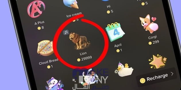 الاسد في التيك توك كم ريال