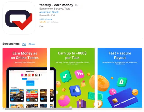 شرح تطبيق Testerup والربح منه تستر اب